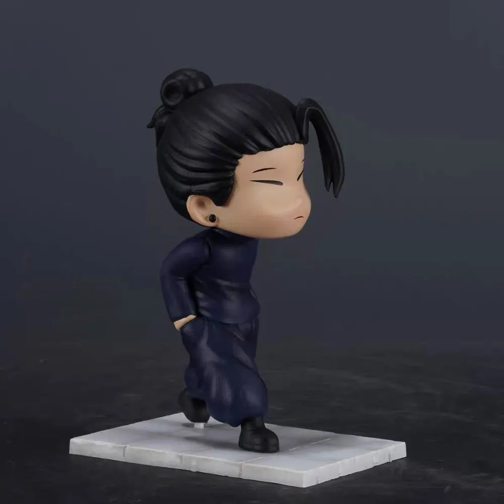 15cm Demon Slayer Tanjiro Kamado and Iwaemon Zenitsu Anime Figures Male Anime Mask Blade PC Case Accessories