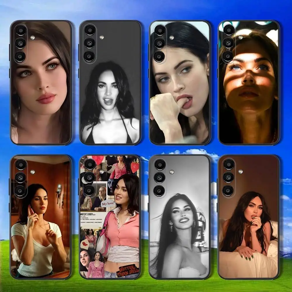 

M-Megan F-Fox Phone Case For Samsung Galaxy A13,A21s,A22,A31,A32,A52,A53,A71,A80,Soft Black Shell