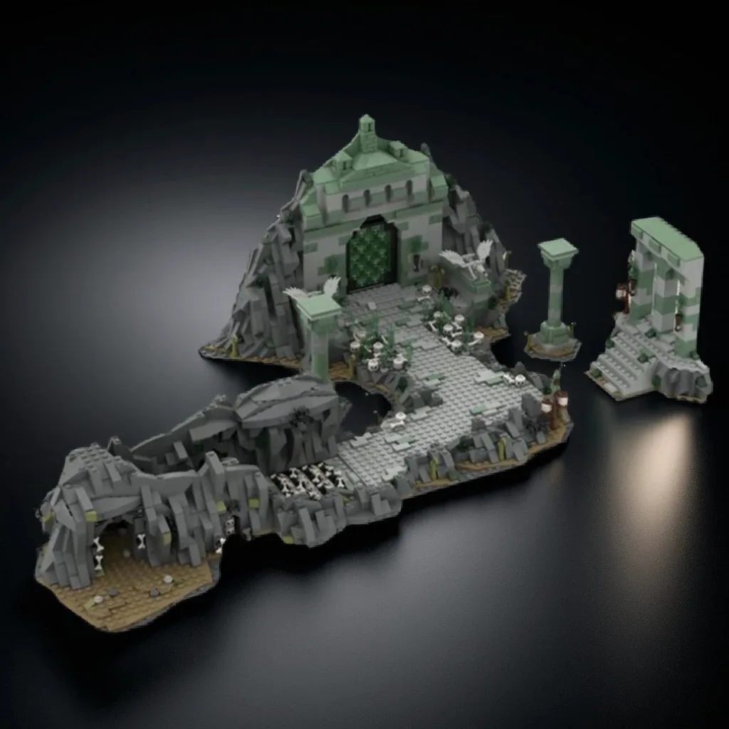 

2706Pcs Paths of the Dead MOC Lorder of the Rings Fantasy Path Education Building diy Blocks Birthday Toys Gift