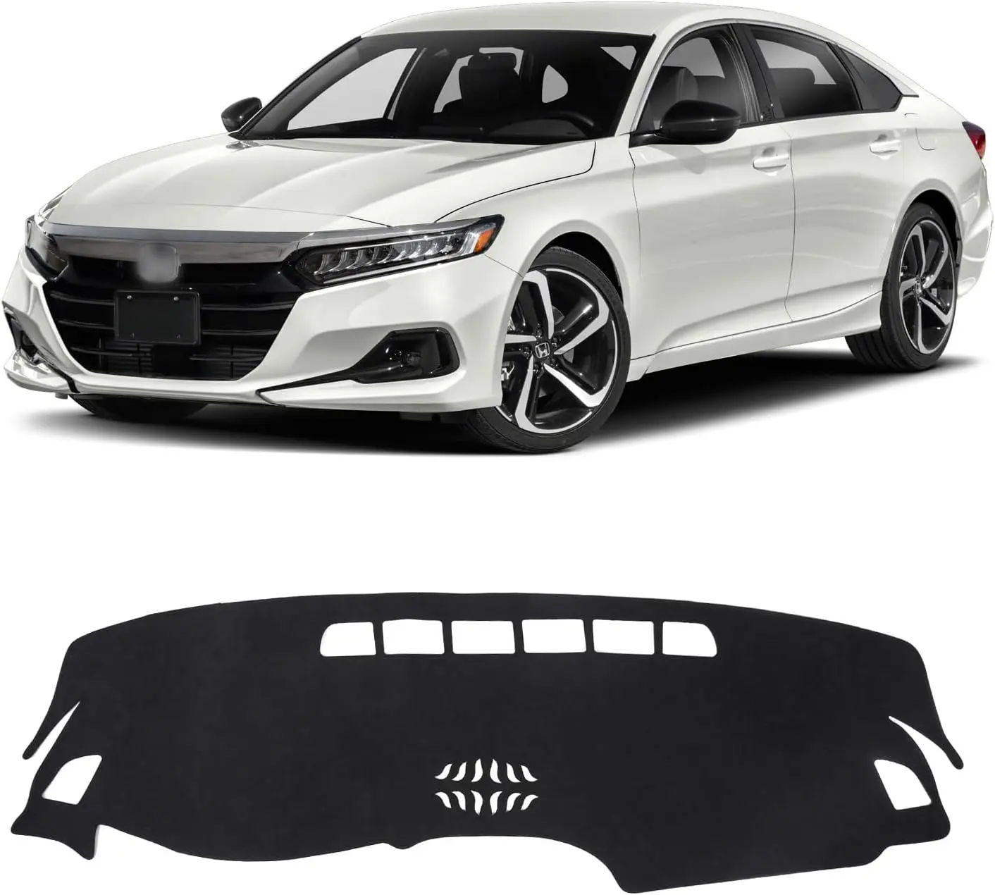 Dash Cover for Honda Accord 2022 2021 2020 2019 2018 Hybrid (Include HEV) Accessories Flannel Dashboard Cover Dash Mat
