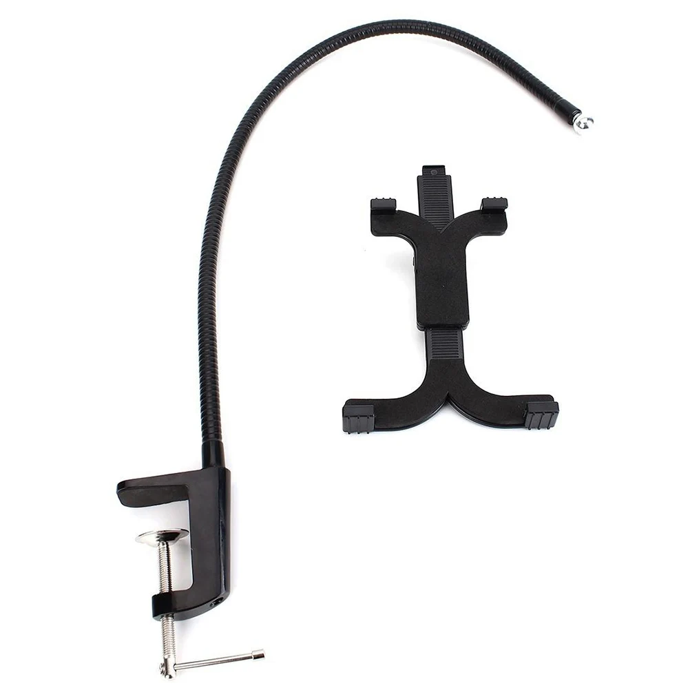 

Rotary Flat Plate Bracket Black Tablet Stand for Adjustable Holder Clamp Mount Universal