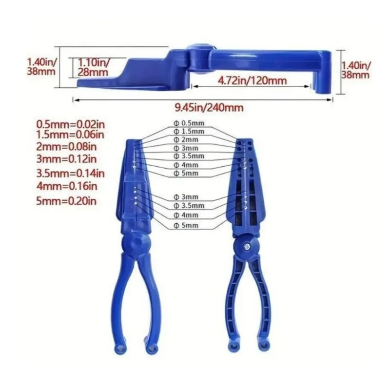 Safety Hammer Nail Clip - Finger Protection Sliding Joint Pliers, Trim & Hammer Nail Tool