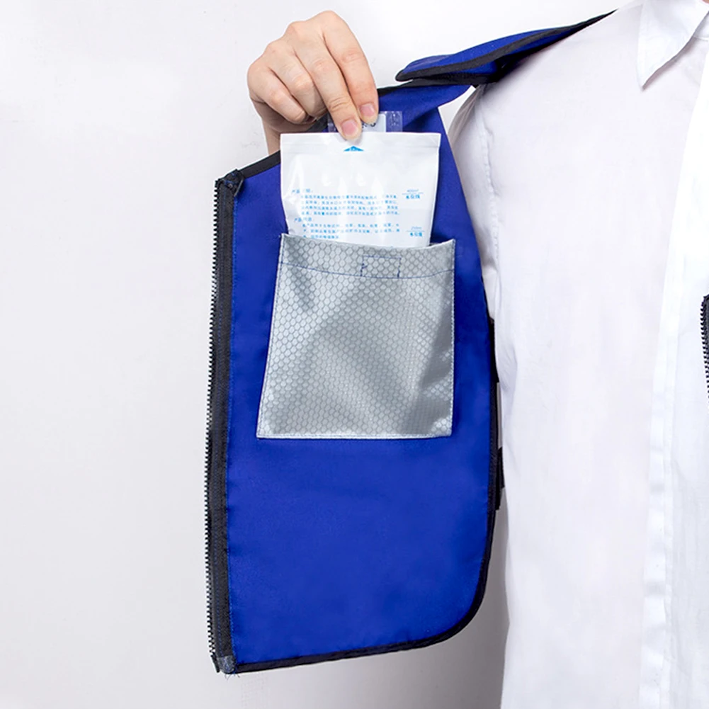 

Summer Cooling Vest Ice Pack Vest Waterproof Cooling Jacket For Outdoor Hiking