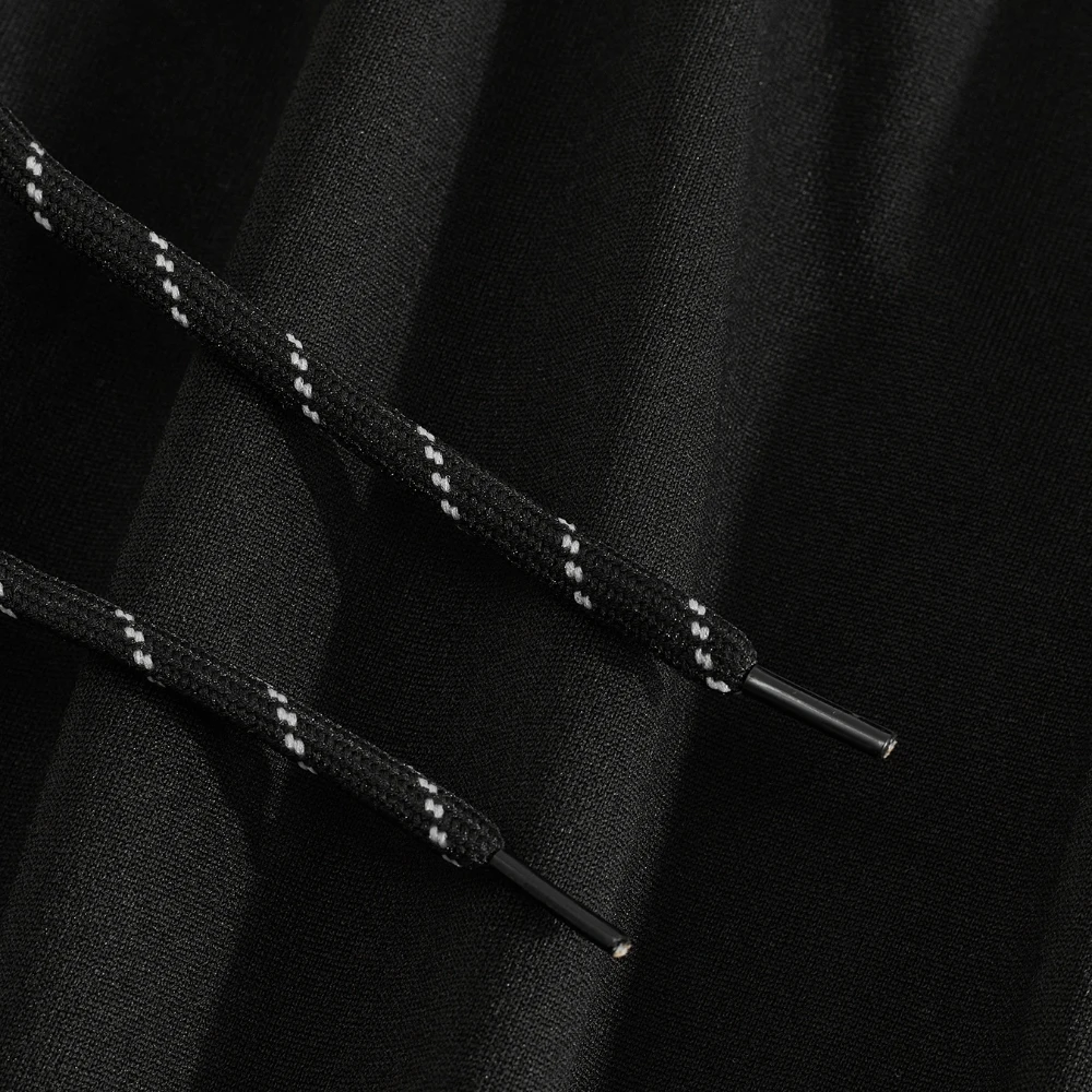 شورت رياضي برباط للرجال، قماش مسامي، شفاف قليلاً، تصميم فضفاض وعصري، مريح ومتعدد الاستخدامات #5