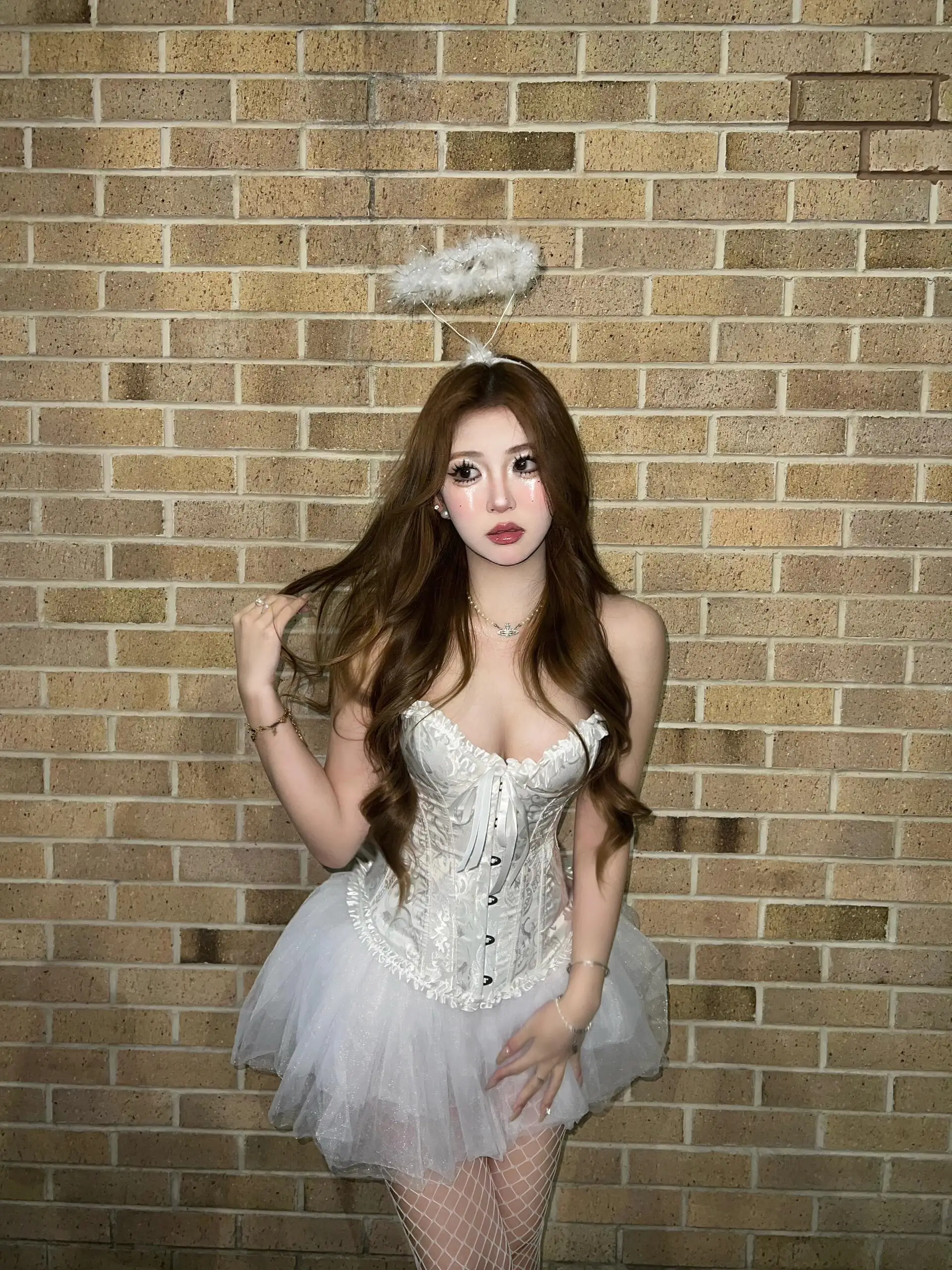 

Сексуальный костюм дьявола ангела на Хэллоуин с жилетом, пышная юбка, наряд с застежкой на талии от uu Studio для женской моины