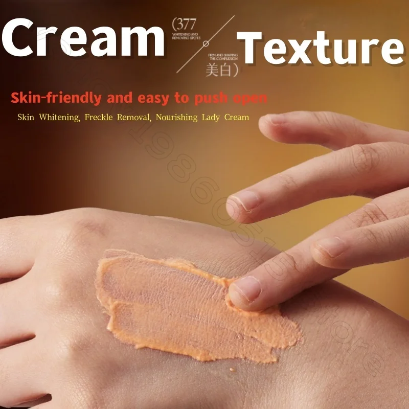 377 Lady Face Cream VC Brightens Skin Color Improves Melanin Precipitation Deeply Hydrating Long-lasting Moisturizing Cream