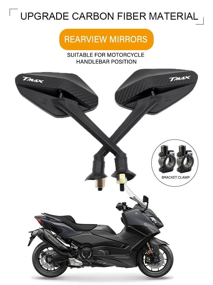 Rétroviseur latéral réfléchissant pour moto, pour Yamaha TMAX 530 Tmax 500 t-max 560 tmax560, accessoires