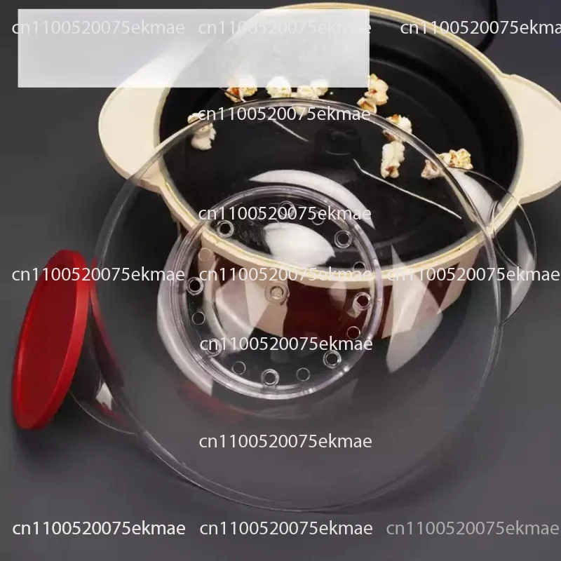 Popcorn Machine Electric Household Small Ball Fully Automatic  Mini Popcorn Machine Can Add Sugar Oil