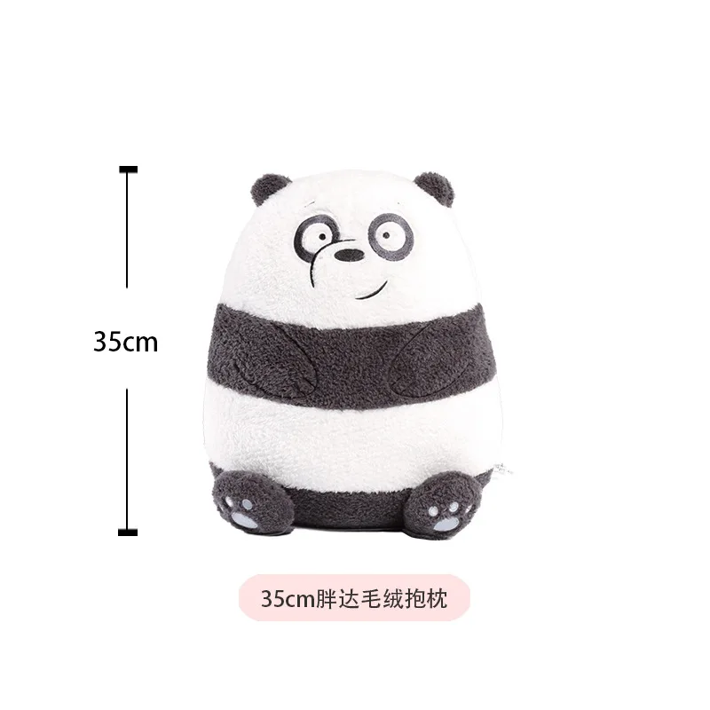 Cartoon Anime Figures We Bare Bears peluche Grizzly Panda Ice Bear Cute peluche cuscino bambola giocattoli per bambini spedizione gratuita