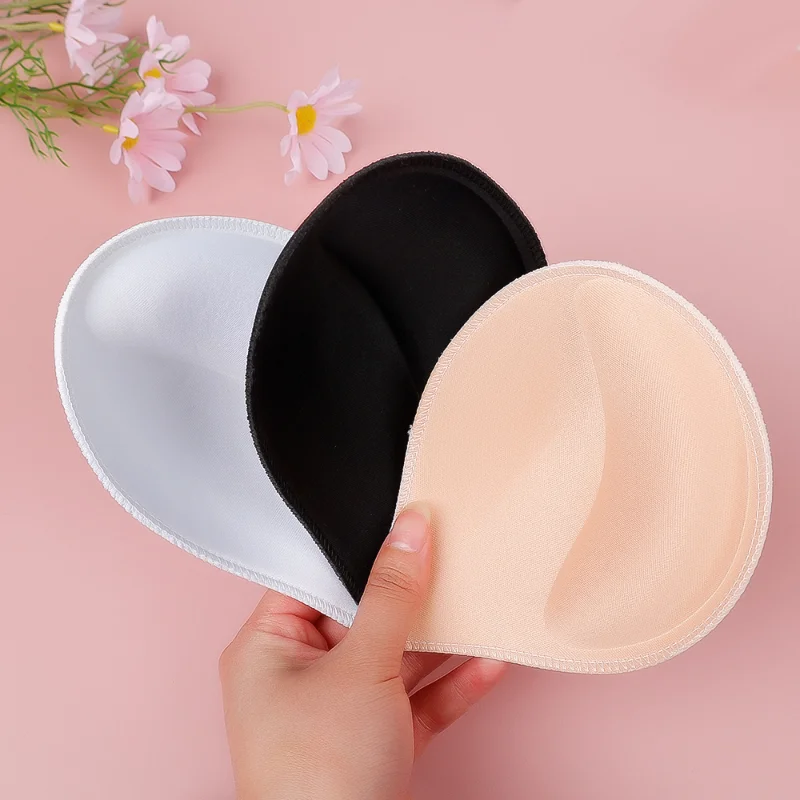 2Pcs Push Up Bra Pads Inserts for Women Underwear Small Breast Lift Breathable Sponge Padded Bra Pad Lining Swimsuit Bra Insert