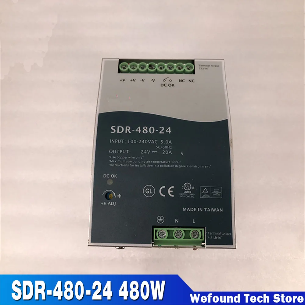 Switching Power Supply High Quality Fully Tested Fast Ship SDR-480-24 24V 20A 480W