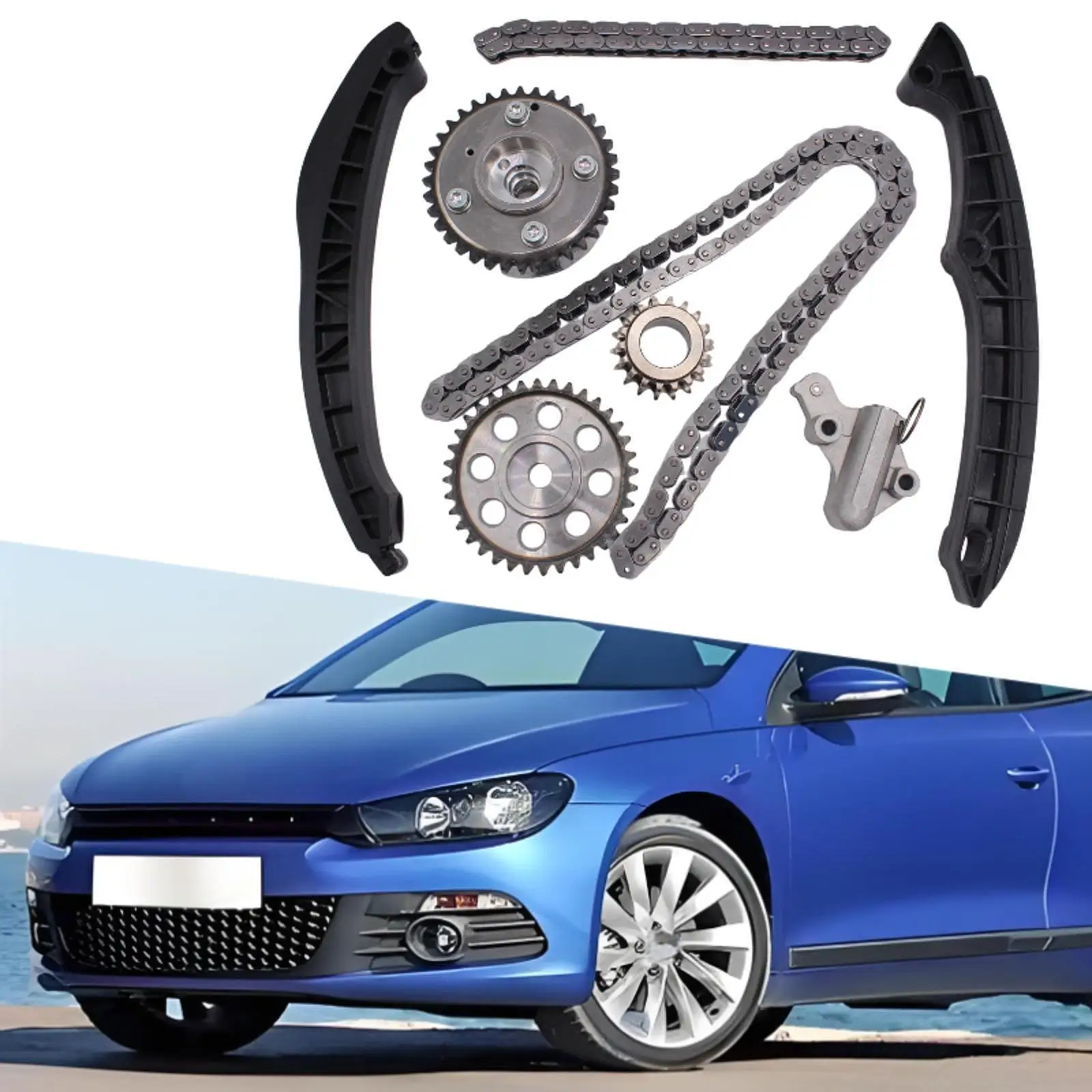 

Engine Timing Chain Kit Automotive Engine Maintenance Kit Replace Parts Engine Parts Accessories Comprehensive Timing Components