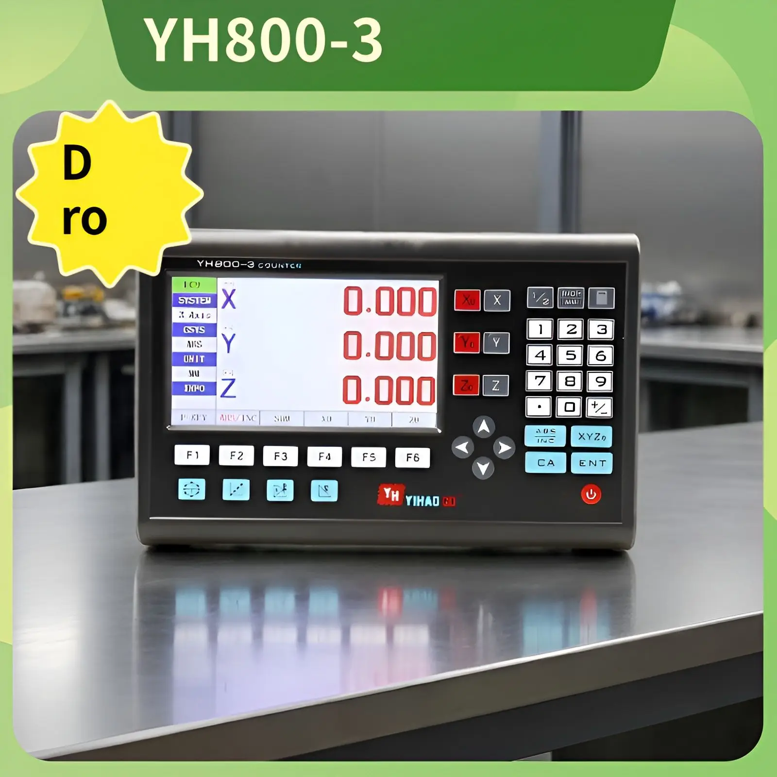 GROTE LCD DRO digitale uitlezing YH800-3 YH800-2 Origineel display TTL-signaal