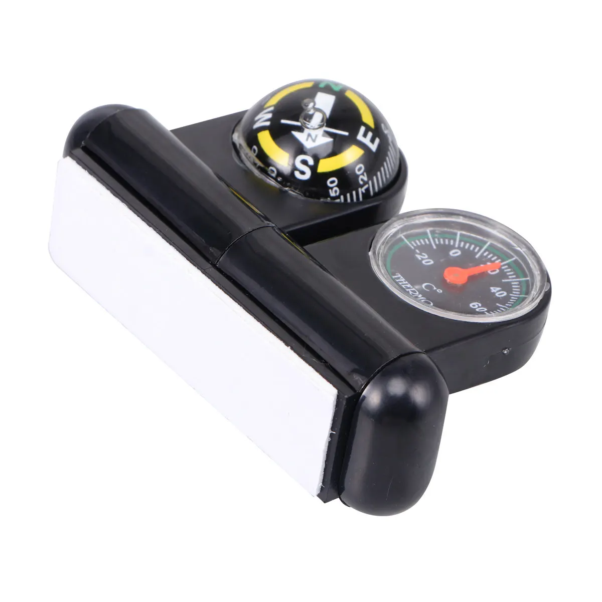 Car Compass Thermometer Multifunctional Vehicle Navigation Auto Dashboard Accessory Driving Outdoor Travel Guide Ball