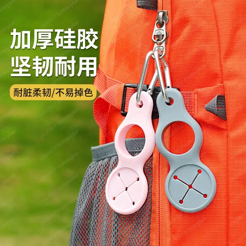 Outdoor water bottle buckle beverage mineral water portable storage artifact mountaineering buckle belt backpack