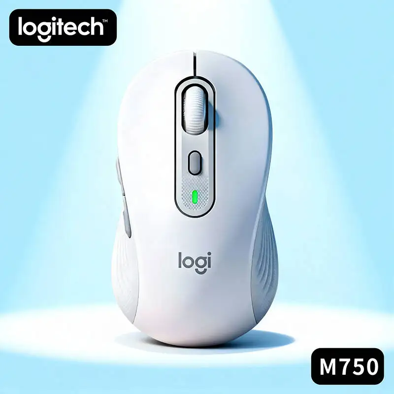 

Logitech M750 Bluetooth Multi-Device Mouse Silent Operation Logi Bolt USB Receiver For PC Mac Tablet Home Work