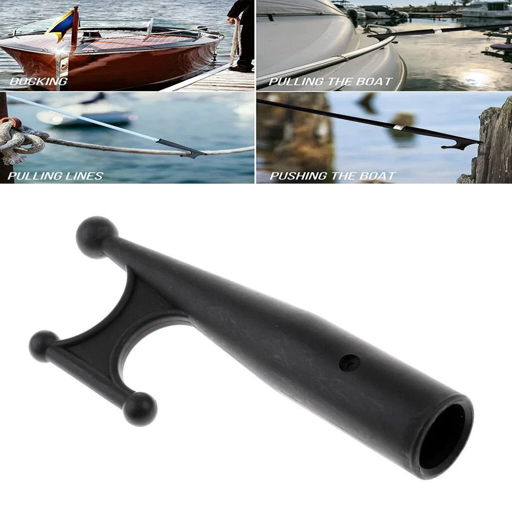 Durable Brand New High Quality Replacement Boat Hook Top Fishing Kayak Strong Tough Yacht Black For Marine Head