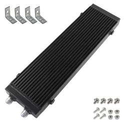 Universal Dual Pass Bar & Plate Oil Cooler 18.5