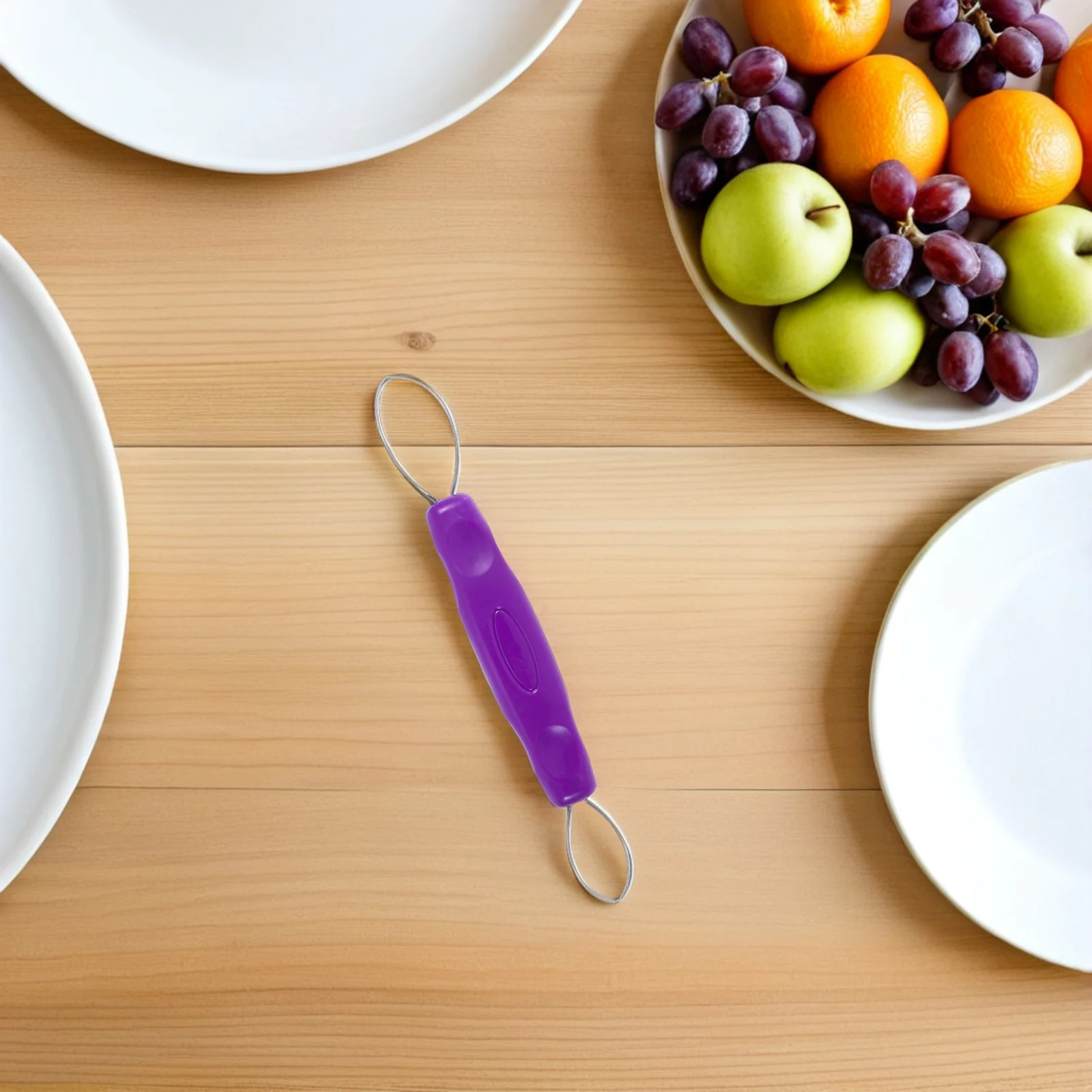 

2pcs Stainless Steel Grape Peeler Portable Fruit Skin Remover Tool Kitchen Gadgets Wear-Resistant Compact Vegetable Peeling