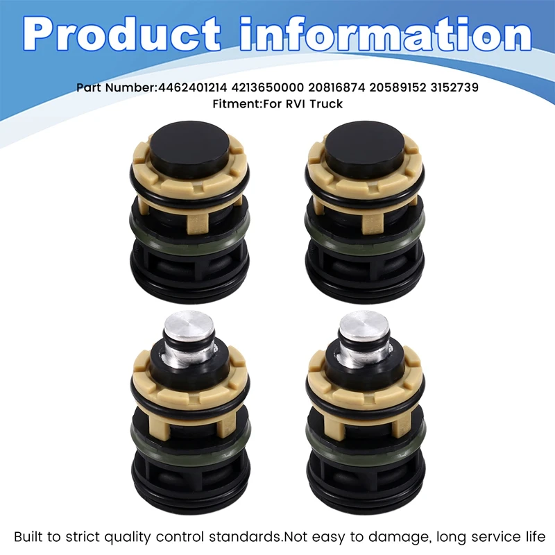 4PCS Transmission Exhaust Valve Gearbox Control Unit For Volvo RVI Truck 4462401214 4213650000 20816874 20589152 3152739