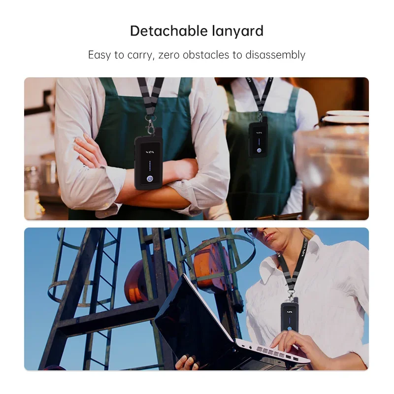 NAYA PNI-HT2100 Sistema de intercomunicación walkie-talkie full-duplex para llamadas multiparty Sistema de comunicación de llamadas de intercomunicación para varias personas en vivo