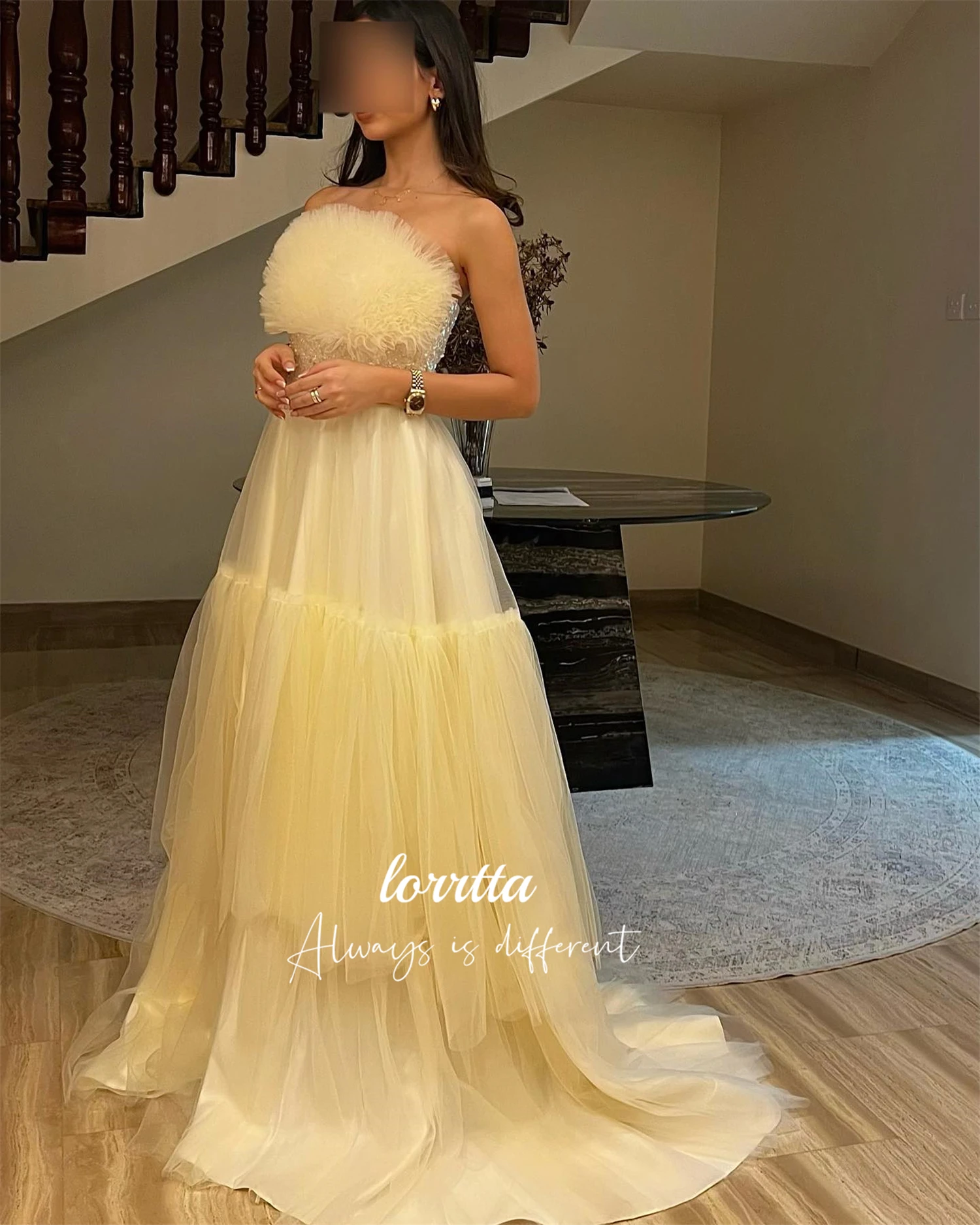 Lorrtta Line A Wedding Dress Party Elegant Evening Dresses for Special Occasions Robes De Cocktail Robe Soiree Woman Customized