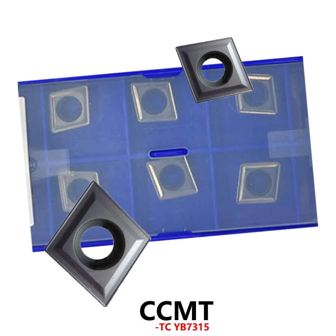 

Original Carbide Inserts Blades CCMT09T304-TC YB7315 CCMT060204 CCMT09T304 CCMT09T308 CCMT120404 CCMT120408 TC CNC Tools Holder