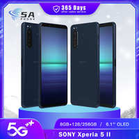 Original Sony Xperia 5 II 5II XQ-AS52 XQ-AS72 5G Mobile Phone 8GB RAM 128GB/256GB ROM 12MP+8MP 6.1\