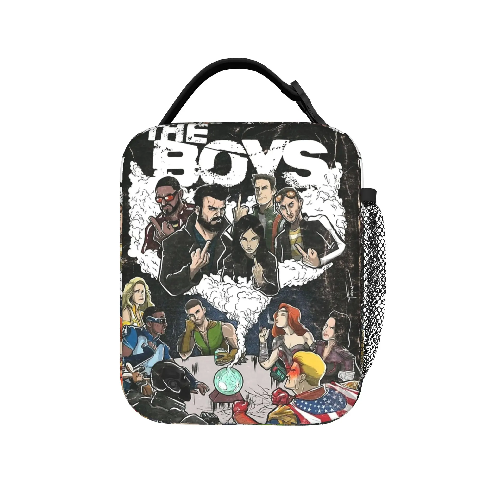 FILM POSTER BAD HEROES The BOYS  FUN ART COMIC COVER Insulated Lunch Bags Lunch Container Thermal Bag Tote Lunch Box Food Bag