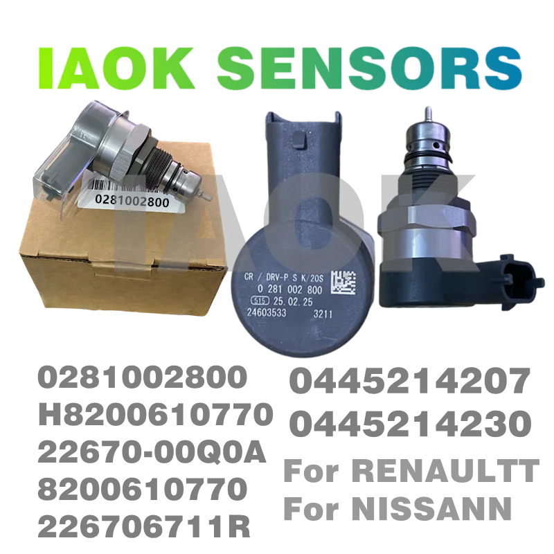 0281002800 Original Fuel pressure regulatory sensor For NISSAN RENAULT 226706711 22670-00Q0A 0445214207 0445214250 8200610770