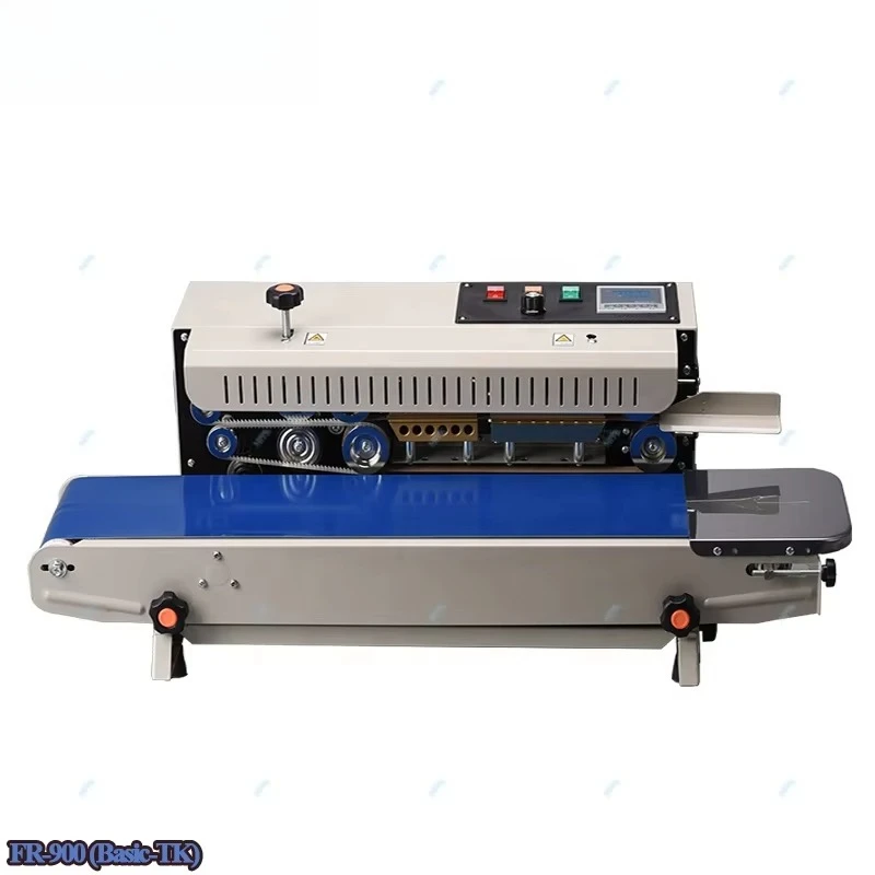 FR900 Automatic Continuous Band Sealer Machine FR900 Fast Speed 24-30m/min Bag Pouch Sealing Machine