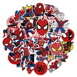 10/30/50 sztuk Disney Marvel Cartoon superbohater Spiderman naklejki dla dzieci DIY butelka wody deskorolka Laptop fajne Anime naklejki