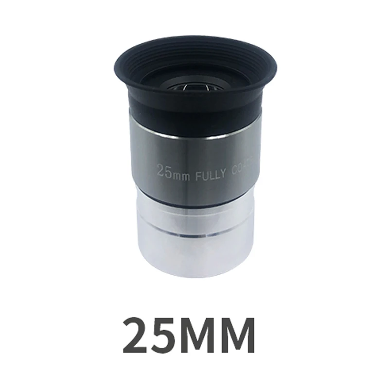 Telescope Eyepiece 1.25 Inch Fully Coated Glass With M28.6*0.6mm Filter Threads - 25mm Focal Length Can Choose