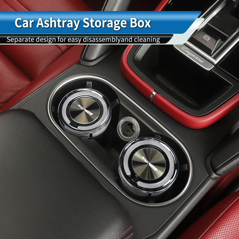 Автомобильная пепельница для хранения сигарет, аксессуары для интерьера автомобиля KIA GT Line Forte Seltos Sportage Ceed Soul Cerato Sedona