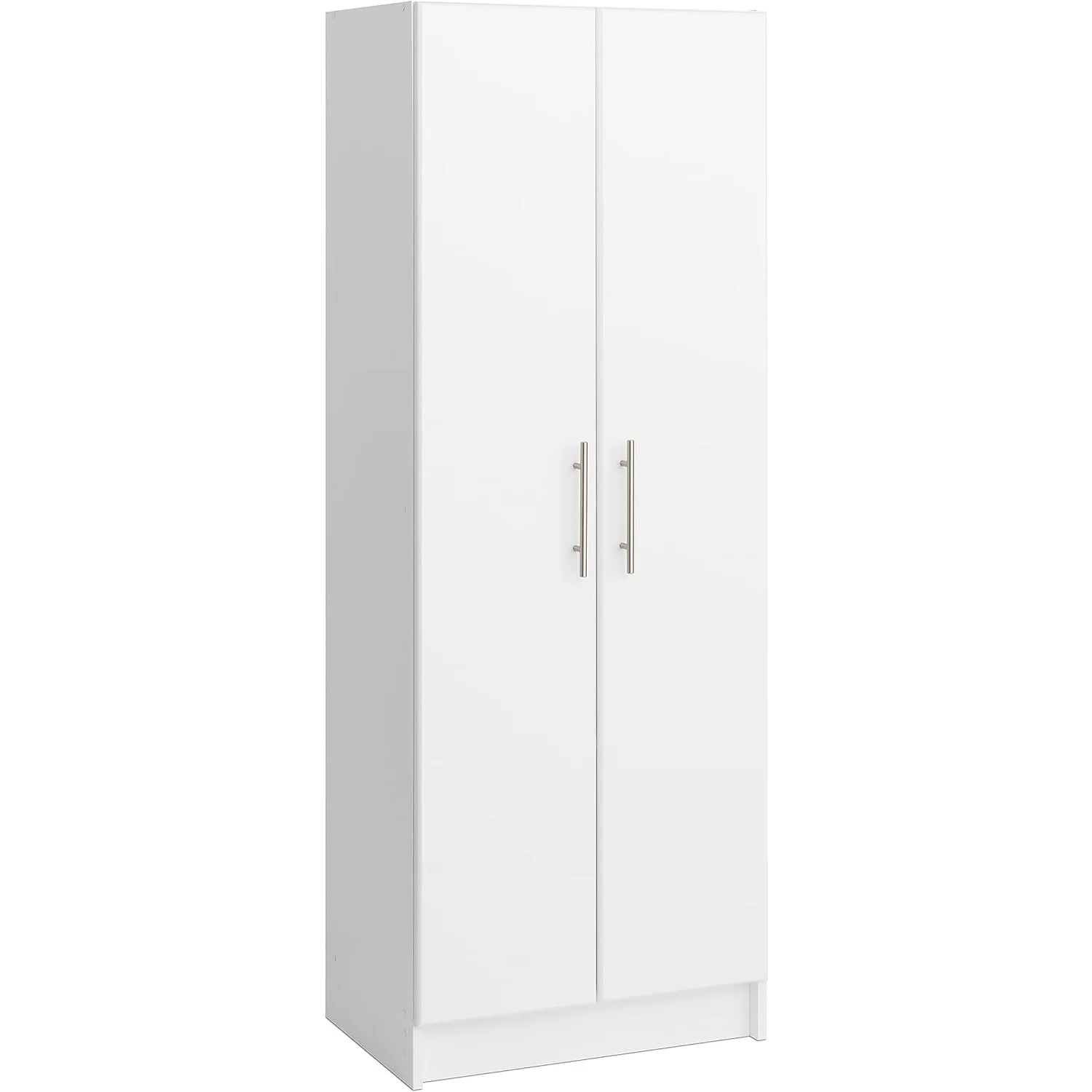 

Elite 24" Storage White Storage Bathroom Cabinet Pantry Cabinet with 3 Shelves 16" D X 24" W X 65" H