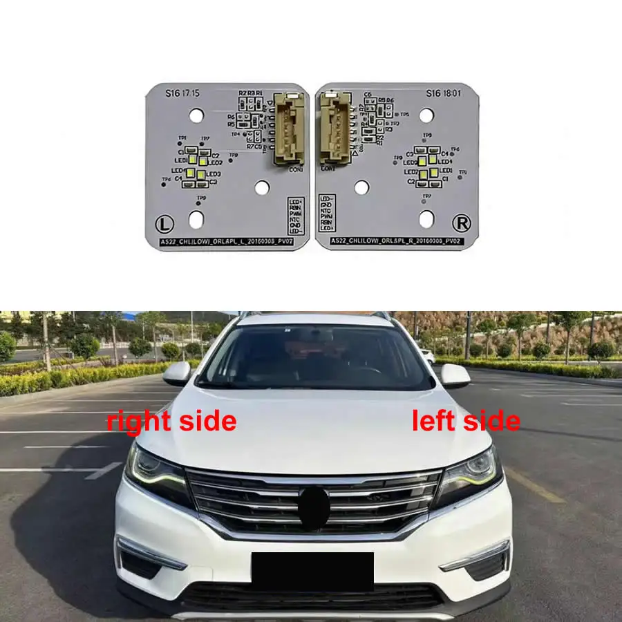 Für Roewe RX5 2016 2017 2018 2019 2020 Niedrigkonfiguriertes Auto-Zubehör Scheinwerfer LED-Tagfahrlicht-Modul