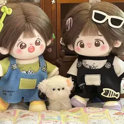 Dress Up 20cm Cotton Doll's Clothes Suit Fashion Doll Overall Set Lovely Multicolor Star Doll Clothes Children Gift