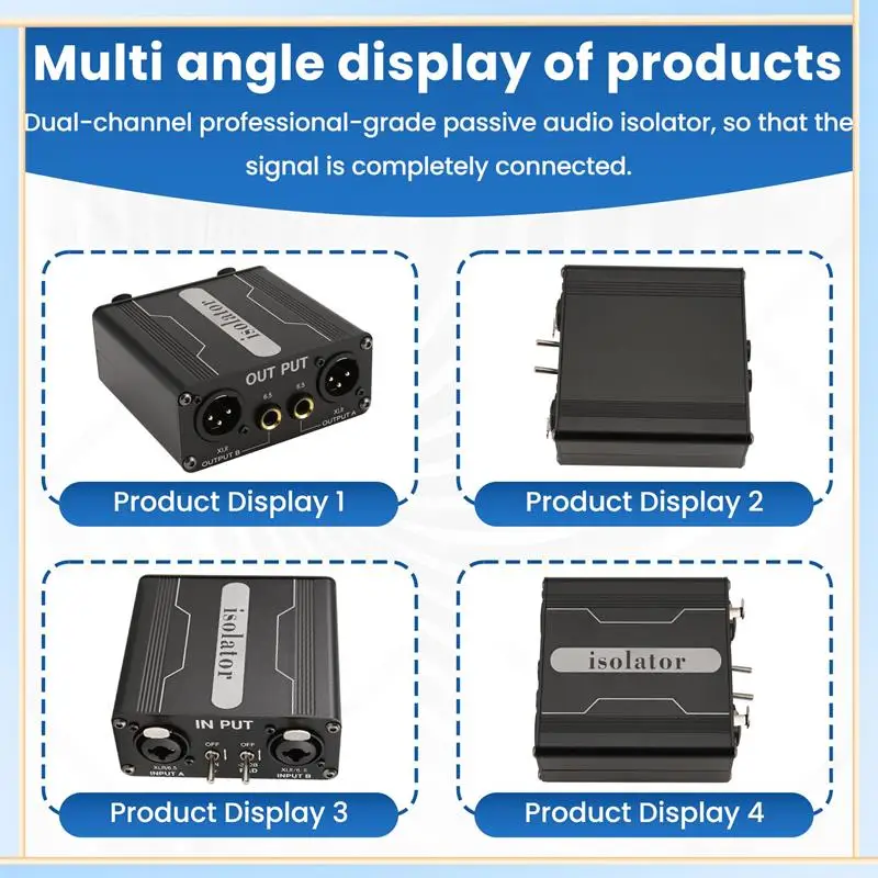 

-A60I, 1 шт., аудиоизолятор GX200, микшер тока, шума, микрофон, общий фильтр заземления