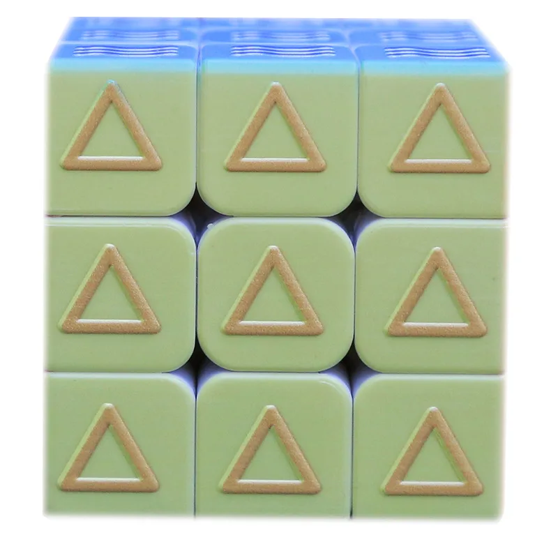 3D Relief Sculpture For Blind 3x3x3 Speed Cubo Braille Finger Rotation Cubes Magicos Educational Fidget Toys