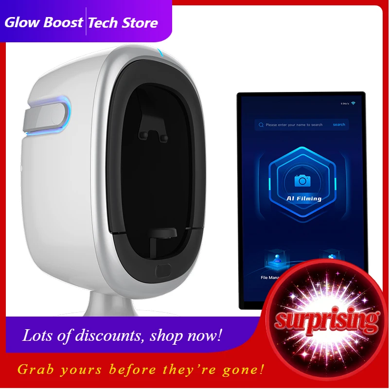 

NYProfessional Aisia 15.6Inch Big Ipad 3D Ai Digital Smart Scanner Moji Facial Skin Analyzer Face Aisia Skin Scan Analysis Machi