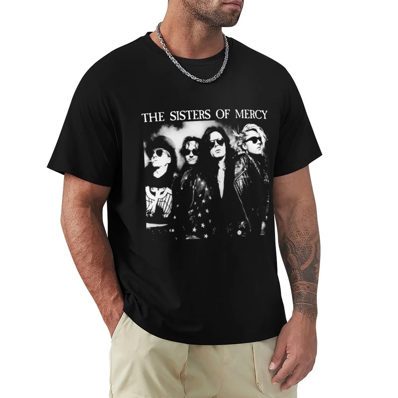 The Sisters Of Mercy Music Gift For Men Women T-Shirt Holiday Vacation Tee Shirt