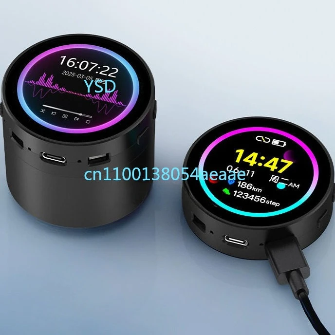 

ESP32-S3 development board with 1.85-inch round LCD display, for voice AI speaker box.