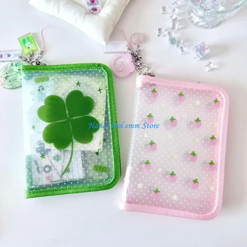 H37F Small Clear Receipt Case 16X12cm Water Resistant Document Pouches File Pouches