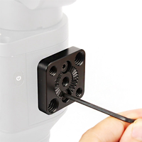 【B74A】Cold Shoe Screw Gimbal Monitor Display Mount Bracket For DJI Ronin S SC Handheld Stabilizer Video Light Microphone Coldsho