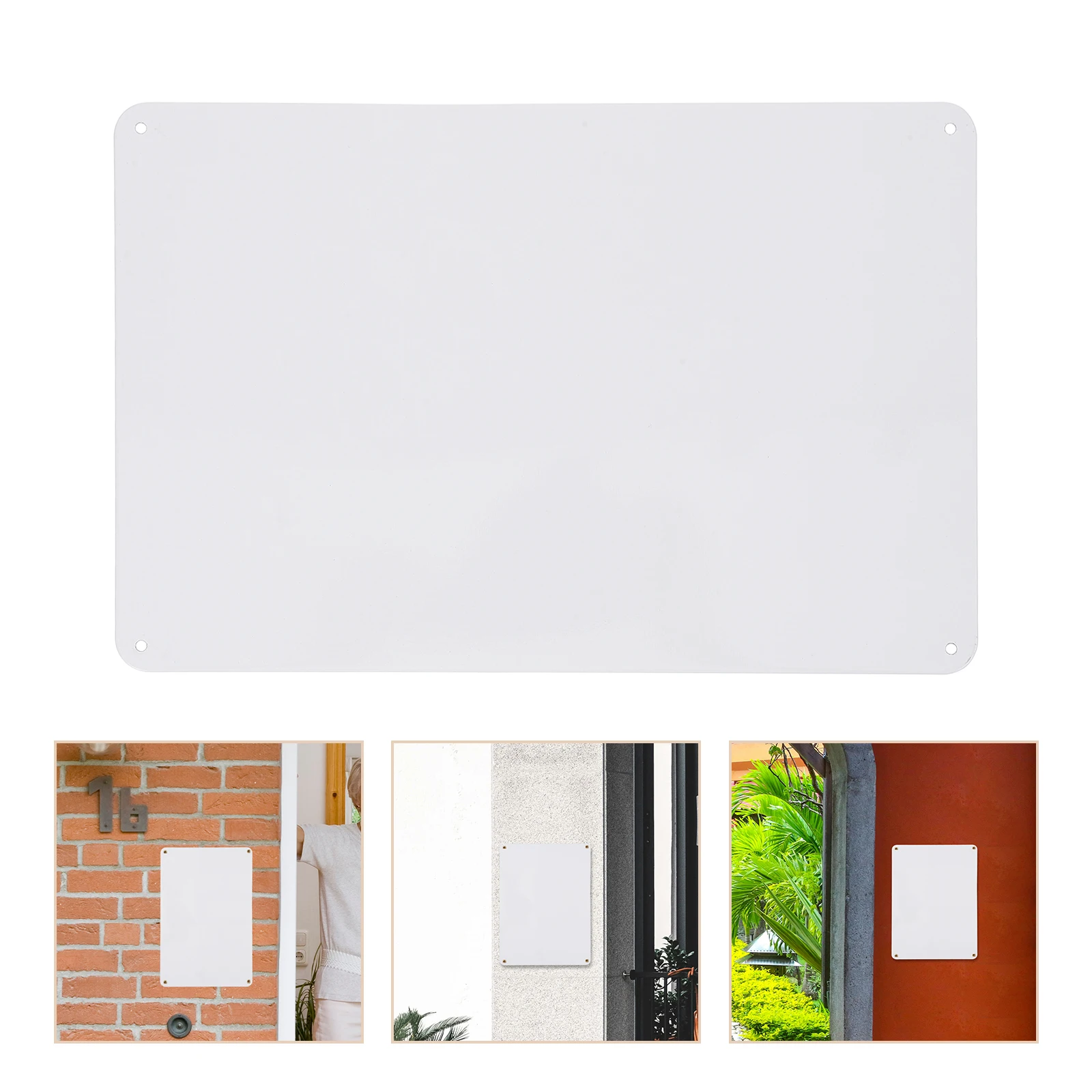 Blank Sign Yard Signs Crafting Metal Plate Blanks for Sublimation Printing Material Versatile Use Signs Yard