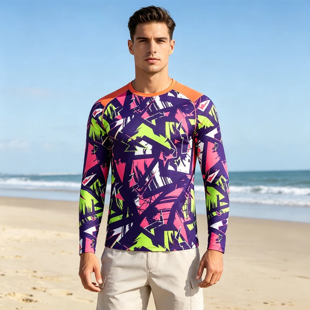 Mens Fishing Shirt Long Sleeve - Camping Outdoor Clothing ulasan dan harga