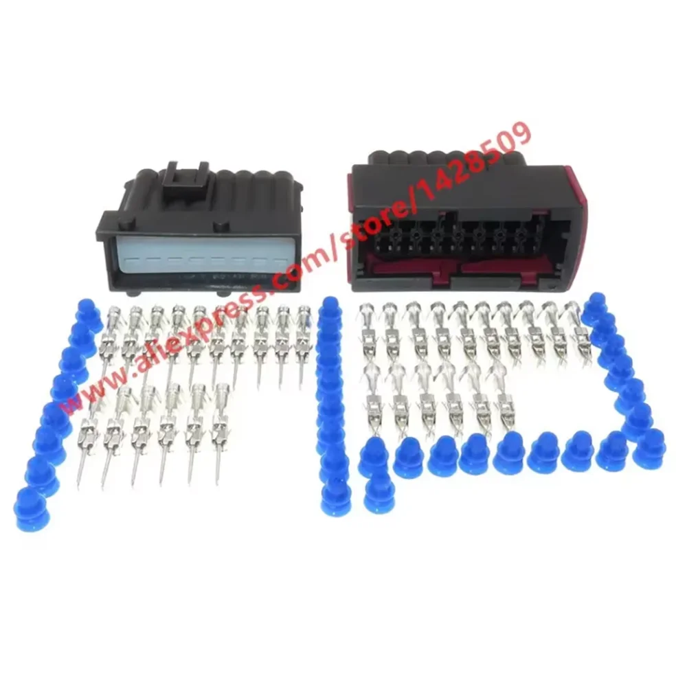 1 Set 16 Pin Female Male Waterproof Wire Harness Automotive Connector Car ECU Plug 1-964449-1 1-965427-1