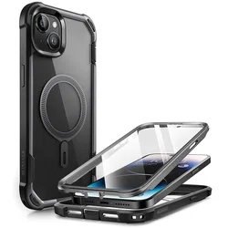 For iPhone 15 /For iPhone 14 /For iPhone 13 Case 6.1” (2023) I-BLASON AresMag Full-Body Shockproof Rugged Bumper Case