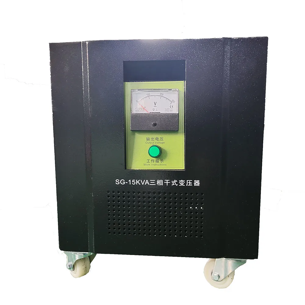 Wholesale CNC Machine Electrical 15kVA Dry Type 380V-200V/220V Three Phase Aluminum Transformateur Trafo Transformer