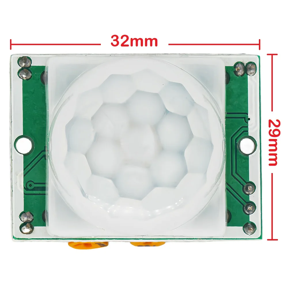 Sensor de movimiento infrarrojo piroeléctrico para Arduino Raspberry Pi + funda, ajuste de HC-SR501, PIR, humano